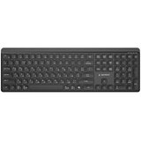Gembird KB-WPS-03-CYRL Dual-mode pro-business slim wireless keyboard, 2.4G+BT, RU layout Cijene