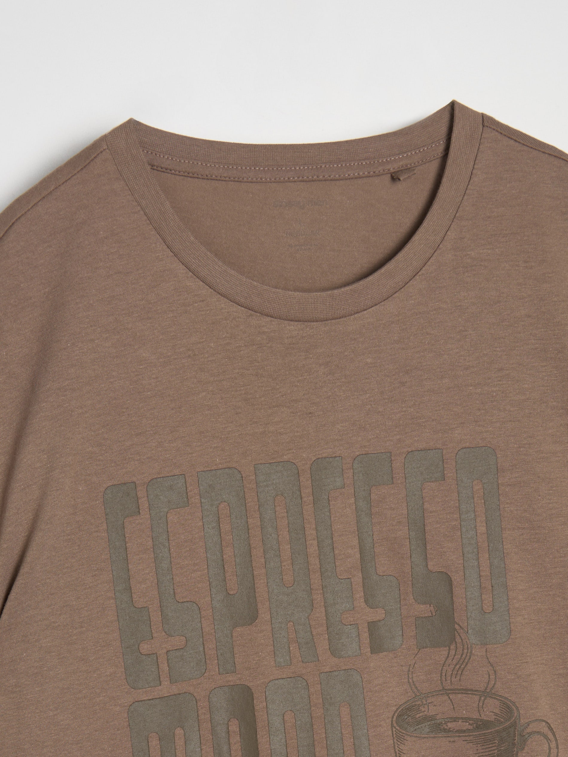 Sinsay Pamučna majica s natpisom Espresso Mood | shoptok.hr