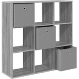  Kreveta s ladicama Siva Sonoma 102 x 31 x 99,5 cm | shoptok.hr