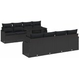  Sjedeća garnitura za vrt 7 kom. Crna poliratan 100 x 55 x 73 cm | shoptok.hr
