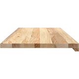  Okenske police 2 kosa neobdelana 90x40x2 cm trdna hrastovina | Shoptok.si