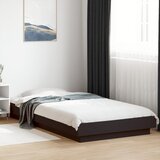 Furnova Posteljni okvir z LED lučkami črn 75x190 cm inženirski les, (21935816) Cene
