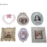 RAYHER Kalup: Okvir, 6 motivov, 6.5-8cm, velikost: 23.2x18.3cm, (20631472) | Shoptok.si