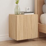 vidaXL Stenske TV omarice 2 kosa sonoma hrast 40,5x30x40 cm inž. les Cene