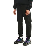 Cargo hlače jogger - Črna