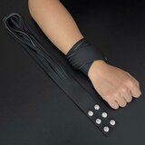 SuperLove Dual Wear Fringe Wrap Bracelet & Flogger Black Cijene