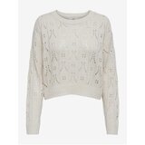 JDY Cream Women's Patterned Sweater Judith - Women | shoptok.hr