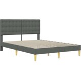  Okvir za krevet Tamnosiva 140 x 200 cm Tkanina - Tamnosiva 140 x 200 cm | shoptok.hr