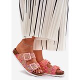 S. BARSKI Ladies Slippers With Buckles And Glitter Orange S.Barski | Shoptok.si