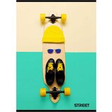 STREET Zvezek A4 Young s trdimi platnicami, mali karo, 96 listov, sortirano, 1 kos | Shoptok.si