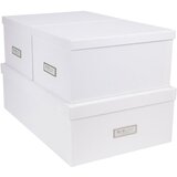 Bigso Box of Sweden Komplet 3 belih škatel za shranjevanje Bigso Cene