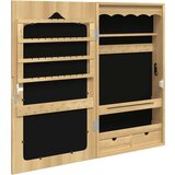  Zidni ormarić za nakit s ogledalom 37 5 x 10 x 67 cm | shoptok.hr
