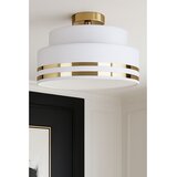  plafonsko svetlo tami 1xE27/60W/230V, prečnik 40 cm, bela/zlatna | Eponuda.com