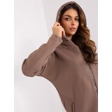 RELEVANCE Sweatshirt-RV-BL-4858-2.97P-brown | Shoptok.si
