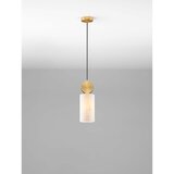 Nova Luce Krem/mjedena viseća svjetiljka u kamenom dekoru ø 12 cm Maru – | shoptok.hr