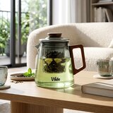 Vilde stekleni čajnik s infuzerjem 700 ml – borosilikatno steklo | Shoptok.si