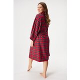 Astratex Ogrtač od flanela Festive Red dugi | shoptok.hr