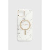 Guess Etui za telefon iPhone 14 Plus 6.7" bela barva | Shoptok.si