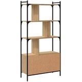  Biblioteka s vratima Sonoma hrast 76,5x30x154,5 cm Konstruirano drvo | Eponuda.com