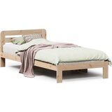 Maison Chic Posteljni okvir - Enojna postelja - Postelja za odrasle brez vzmetnice 90x190 cm trdna borovina-J6641, (21771741) | Shoptok.si