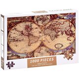 Puzzle drevna stara karta svijeta 1000 dijelova za3963 | shoptok.hr