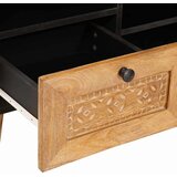 TV ormar Svjetlosmeđa 100 x 33 x 46 cm masivno drvo manga | shoptok.hr