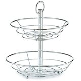 ZELLER Košarica za voće, 2 etaže, metalna, ∅26x29 cm, 27302, | shoptok.hr