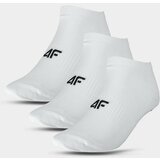 4f Women's Casual Ankle Socks (3 Pack) - White cene