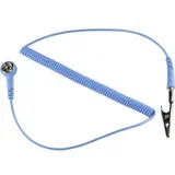 SPKL-4-305-SK ESD kabel za uzemljenje 3.05 m Pritisni gumb 4 mm, Krokodilska stezaljka