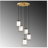 Opviq Luster Swank-702-9, 53x53x113cm, IP20, Zlatno-bijela boja | Eponuda.ba