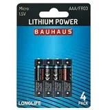 Baterija Power FR03 (Micro AAA, Litij-železov sulfid, 1,5 V, 4 kos)