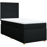 Box spring krevet s madracem crni 90x190 cm od tkanine | shoptok.hr