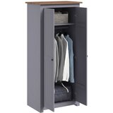  Ormar od masivne borovine sivi 80x50x171,5 cm asortiman Panama | Eponuda.com