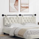  Držeće uzglavlje Zidne Krema 170 x 55 x 7 cm Baršun - Krema 160 cm bez LED | shoptok.hr