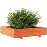  Vrtna sadilica voštano smeđa 110x110x26,5 cm masivna borovina | shoptok.hr