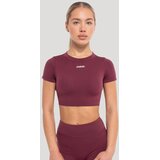 GymBeam Ženska majica Crop Flow Wine XS | Eponuda.ba