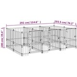  kavez za pse čelični 5,63 m² | Eponuda.ba