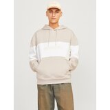 Jack & Jones Muški duks sa kapuljačom 12256590, Bež