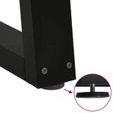 vidaXL Noge kavne mizice V-oblika 2 kosa črna 50x(72-73) cm jeklo | Shoptok.si