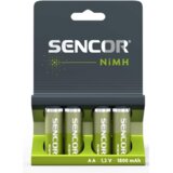 Sencor punjiva baterija SBA HR6 AA NiMH 1800 mAh, blister 4 kom | shoptok.hr