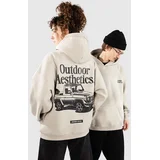Outdoor Aesthetics Washed Pulover s kapuco grey