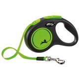 Flexi povodec - new neon rumen, trak m 500 cm, 25 kg | Shoptok.si