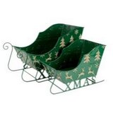  Novogodišnje metalne sanke irvasi 2/1 zelene | Eponuda.com