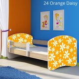  Dječji krevet ACMA s motivom, bočna sonoma 160x80 cm 24 Orange Daisy | shoptok.hr