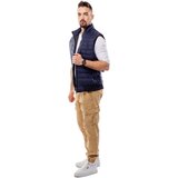 Glano Men's quilted vest - dark blue | Shoptok.si