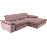 CARRYHOME KOTNA SEDEŽNA GARNITURA, mikrovlakna starinsko roza | Shoptok.si