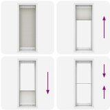 vidaXL Plisirana roleta svijetlosiva 80x200 cm širina tkanine 79,4 cm | shoptok.hr