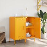  Komode 2 kom boja senfa 36x39x79 cm od hladno valjanog čelika | shoptok.hr