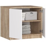 AKORD Star Nadgradna Omarica Za Garderobno Omaro, 2 Vrata, Hrast Sonoma/Bela, (5000331662) | Shoptok.si