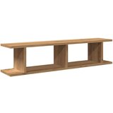 vidaXL Stenske police 2 kosa artisan hrast 90x18x20 cm inž. les | Shoptok.si